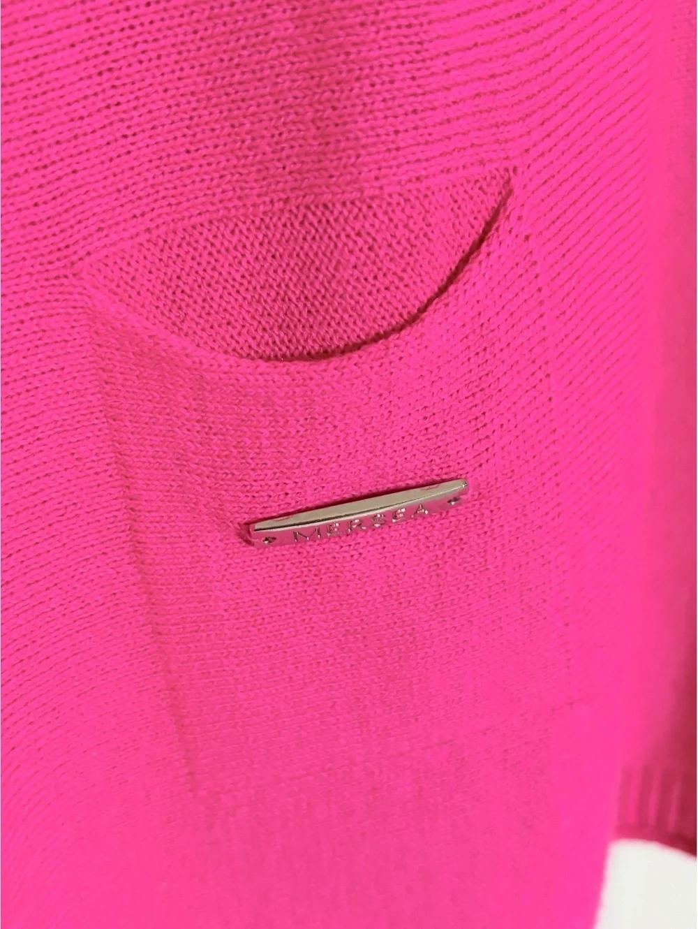 Mersea Women's Oversized Hot Pink Knit Sweater Size OS